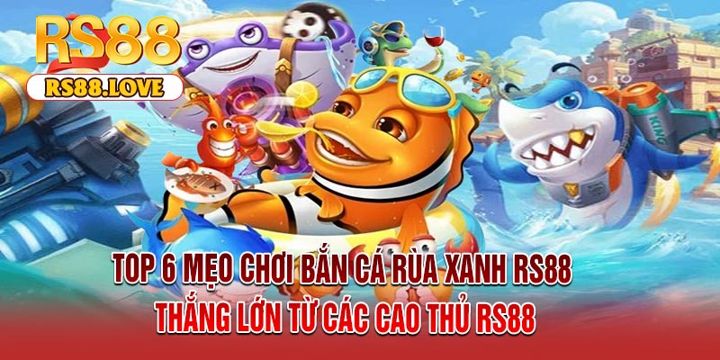 Top 6 mẹo chơi Bắn Cá Rùa Xanh RS88 thắng lớn từ các cao thủ RS88